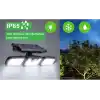 GreenTech Solar Duvar Lambası Hareket Sensörlü 74 SMD LED, Siyah, GT-SL07