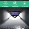 AEE® 2 Adet Solar Bahçe Aydınlatması – 100 LED Süper Parlak | Güneş Enerjili, 3 Modlu, IP65 Su Geçirmez, Hareket Sensörlü, 270° Geniş Açı, 2200 mAh Batarya
