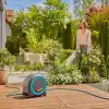 Gardena Çift Hortum Kutusu M/L, 25 m Hortumlu, Duvara veya Taşınabilir, Otomatik Hortum Sarma Kılavuzu, Yerden Tasarruf Sağlayan Saklama, Dayanıklı Hava Koşullarına Dayanıklı Tasarım (18695-28)