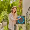 Gardena Çift Hortum Kutusu M/L, 25 m Hortumlu, Duvara veya Taşınabilir, Otomatik Hortum Sarma Kılavuzu, Yerden Tasarruf Sağlayan Saklama, Dayanıklı Hava Koşullarına Dayanıklı Tasarım (18695-28)