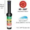 Rain Bird CP3504PC Pro Rotor, Yağmur Perdesi Nozul Seti, 40° - 360° Desen, 15 - 35 Püskürtme Mesafesi