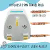 Kyrotech Tip G, İngiliz Adaptör Fişi, Hindistan, İngiltere, Dubai, Hong Kong, Singapur, Kıbrıs Fişi, Hac, Umre Uyumlu, 2 ve 3 Uçlu Seyahat Fiş Çevirici Dönüştürücü Priz, Uluslararası Güç Adaptörü