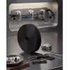 Cırt Cırt Sabitleyici Kablo Düzenleyici - 5 Metre x 1cm | Kolay Kullanım, Bahçe ve Ev İçin Pratik Çözüm (Siyah)