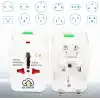 Universal seyahat fişi (150 ülkeler) Weltreise fiş/Seyahat Adaptörü/Power Charger Plug/All in One Universal World Travel adaptörü EU US UK AU China (Beyaz)