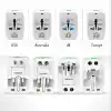 Universal seyahat fişi (150 ülkeler) Weltreise fiş/Seyahat Adaptörü/Power Charger Plug/All in One Universal World Travel adaptörü EU US UK AU China (Beyaz)