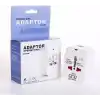 Universal seyahat fişi (150 ülkeler) Weltreise fiş/Seyahat Adaptörü/Power Charger Plug/All in One Universal World Travel adaptörü EU US UK AU China (Beyaz)