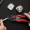 AEE® 5’i 1 Arada Otomatik Kablo Soyucu, Kesici, Kıvırıcı ve Pabuç Sıkma Pensesi | Automatic Wire Stripper & Crimper – 0.2-6 mm² Ayarlanabilir Soyma Uzunluğu, Ergonomik Tutma Kolu Asorti
