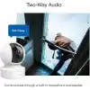 Tapo C212, 2K 3MP İç Mekan Wi-Fi/Ethernet Güvenlik Kamerası, Kişi Tespit ve Hareket Takibi, 360°, Gelişmiş Gece Görüşü, Çift Yönlü Sesli İletişim, Bulut/Yerel Depolama, Bebek Ağlaması Tespiti