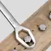 AEE® Evrensel Çift Başlı Tork Anahtar 8–22 mm | Çok Amaçlı Universal Anahtar | Altıgen, Yuvarlak, Profil Somun Uyumlu | Bisiklet, Araba, Ev ve Atölye Kullanımı