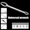 AEE® Evrensel Çift Başlı Tork Anahtar 8–22 mm | Çok Amaçlı Universal Anahtar | Altıgen, Yuvarlak, Profil Somun Uyumlu | Bisiklet, Araba, Ev ve Atölye Kullanımı