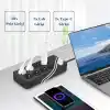Termal Akım Korumalı, 10lu Priz Soketi, Isıya Dayanıklı Yapı, 10x Priz, 3x Usb, 1x Type-C Girişi, Çocuk Korumalı Çoğaltıcı, 2 Metre Uzatma Kablosu (16A/3680W)