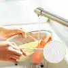 Deconox Paslanmaz Çelik Ayaklı Lavabo Çöp Süzgeci 18x13x10 Cm | Paslanmaz Çelik Ayaklı Lavabo Çöp Süzgeci - Hijyenik ve Pratik Çöp Süzme Çözümü!