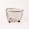Deconox Paslanmaz Çelik Ayaklı Lavabo Çöp Süzgeci 18x13x10 Cm | Paslanmaz Çelik Ayaklı Lavabo Çöp Süzgeci - Hijyenik ve Pratik Çöp Süzme Çözümü!