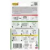 Command ™ 17202-4PK Küçük Boy Çerçeve ve Tablo Asma Bandı - Matkapsız, Hasarsız, İz Bırakmayan Güçlü Duvar Askısı - 4lü Paket, Beyaz