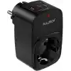 Akım Korumalı Priz, Tekli Priz, USB’li Priz ve Type-C Priz, Priz Çoklayıcı, Voltaj Korumalı Priz, 16A 3680W Duvar Tipi (SİYAH)