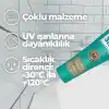 Sista Universal Silikon, Üstün kalite %100 Şeffaf Silikon, Mutfak, Banyo ve Pencereler İçin Hızlı Kuruyan Dolgu Macunu, Sararma ve Küflenme Yapmaz, 50 gr Tüp