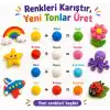 Hayal Gücü Kil Seti - 12 Renkli Hava ile Kuruyan Zıplayan Kil Hamuru, Yumuşak ve Kolay Şekillenen, Kokusuz, Eğitici Aktivite Seti -