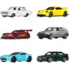 Hot Wheels 1:64 ölçekli metal oyuncak arabalar, özel süslemelere sahip oyunlara, sergilere ve koleksiyonlara uygun 6lı Euro Style araç seti, (Stiller çeşitlilik gösterebilir), JLB25