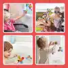 Circle Toys Vantuzlu Duyu Geliştirici Spinner Oyuncak 3’lü Set – Dönen Bebek Oyuncağı (12 Ay+)