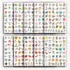 Sticker Seti 500 Adet İngilizce Temalı Etiket, Günlük Ajanda ve Defterlere, Karikatür Konsept, Öğretmen-Öğrenciler, Erkek-Kız Çocuk ve Yetişkinlere Kendinden Yapışkanlı Eğlenceli Çıkartmalar