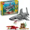 LEGO Creator Acımasız Köpek Balığı ile Hazine Sandığı 31381