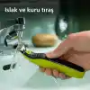 Philips OneBlade QP2724/10 Yüz Hibrit Tıraş Makinesi,Sakal Şekillendirici, Islak&Kuru,3 Sakal Tarağı