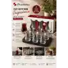 Paşabahçe SEMAVER ÇAY BARDAĞI 285 CC 3LÜ PENCERELİ KUTU