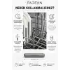 Farfan 100 Adet Gri - Bulaşık Makinesi Sepet Ucu Plastik Kapak - Pas ve Çizilme Önleyici Koruyucu - Tamir Seti