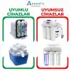 Aquafit Kapalı Kasa Su Arıtma Cihazı İki Tarafı Çubuklu 5li Filtre Seti