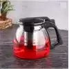 Orret Home Isıya Dayanıklı Borosilikat Cam Demlik, Kendinden Süzgeçli, Şık Tasarım (1500 Ml)