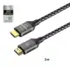 Paugge Ultra Sertifikalı HDMI® 2.1b Kablo - (2.1b/2.1/2.0b/2.0/1.4) 10K, 8K 60Hz, 4K 240Hz 165Hz 144Hz 120Hz 60Hz, eARC, HDCP2.3, HDR, D-HDR, Dolby Vision, Dolby Atmos (3m)