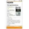 Paugge Ultra Sertifikalı HDMI® 2.1b Kablo - (2.1b/2.1/2.0b/2.0/1.4) 10K, 8K 60Hz, 4K 240Hz 165Hz 144Hz 120Hz 60Hz, eARC, HDCP2.3, HDR, D-HDR, Dolby Vision, Dolby Atmos (3m)