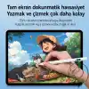 URUCHI Aktif Stylus Kalem, iPad, iPhone ve Android Tabletler ile Uyumlu, 4 LED Işıklı Pil Göstergesi, USB-C Şarjlı, Bluetooth Gerektirmez, Hassas Kapasitif Dokunmatik Kalem, Beyaz