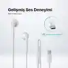 Ttec Rio 3 USB-C Stereo Mikrofonlu Kulakiçi Kablolu Kulaklık Siyah 2KMM16S