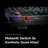 Rampage LOYAL USB Hot Swap RGB Red Switch Mekanik Gaming Oyuncu Klavye