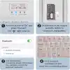 Bluetooth Kablosuz Şarjlı Türkçe Q Klavye Alüminyum Alışım Mini Pilli Mouse Süper Hafif Taşınabillir Bluetooth Eşleştirmeli Midi Klavye 25cm x 15cm