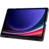 Aksesuarcim Samsung Galaxy Tab S10 FE SM-X520 X526 ile Uyumlu Kılıf Silikon Yumuşak Kalem Bölmeli Esnek 4 Farklı Stand Olabilen Tablet Kılıfı Siyah