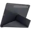 Aksesuarcim Samsung Galaxy Tab S10 FE SM-X520 X526 ile Uyumlu Kılıf Silikon Yumuşak Kalem Bölmeli Esnek 4 Farklı Stand Olabilen Tablet Kılıfı Siyah