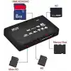 Alfais 4296 USB Hub Micro SD XD MMC MS CF TF Mini M2 Combo Kart Okuyucu