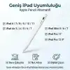 Infomax iPad Kalem, Apple Pencil Alternatifi, USB-C Hızlı Şarj, Palm Rejection, iPad Pencil, iPad 6-11 / Air 3-7 / Mini 5-7 / Pro Uyumlu, 4 Yedek Uç ve 6 Uç Koruyucu Dahil