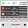 Klasse MacBook Air 13.6 inç M5/M4/M3/M2 2026-2025-2024-2023-2022 Çip ile Uyumlu Dayanıklı Koruyucu Kılıf, Ultra İnce Kabuk Koruma Sert Kapak A3449 A3240 A3113 A2681 (Şeffaf)