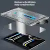 URUCHI Tablet ile Uyumlu Ekran Koruyucu, Hizalama Aparatlı Kolay Kurulum, HD Şeffaf Temperli Cam, 9H Dayanıklı, Hassas Dokunmatik (1, iPad 11 (A16) 2025 / iPad 10. Nesil 10.9 2022)