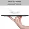 Klasse Apple iPad 10.9 inç 2022 10. Nesil Uyumlu Smart Kılıf, Apple Pencil Kalemlikli, Trifold, Esnek, Mat, Darbeye Tam Dayanıklı Tablet Kılıfı (Siyah)