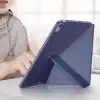 Coverzone iPad Air 11 M4 için Kılıf A2902 11 inç (2026) Kalem Koyma Bölmeli, Stand Olan, Uyku Modlu Silikon Arka Yüzey Suni Deri, Ergonomik Yapılı, Attractive Smart Cover Siyah