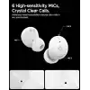 Spigen Audio TWS P10 Bluetooth Kablosuz Kulaklık - ANC Pro Aktif Gürültü Engelleme & 10mm Sürücü & 30 Saat Pil & & ENC 6 Mikrofon & Şeffaf & Gaming Mod iPX4 White - ASD07963