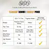 QCY Buds Bluetooth Kulaklık - Şık Tasarım - iPX4-35 Saat Ultra Uzun Pil Ömrü - Düşük Gecikme 0.06s -AI Gri