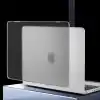 Minesk MacBook Air 13,6 ile Uyumlu M5 (A3449) M4 (A3240) M3 (A3113) M2 (A2681) Polikarbonat Sert Koruyucu Çizilme ve Darbe Önleyici Kılıf (Mat-Uzay Gri, 13.6 inç 2022-2023-2024-2025-2026)