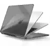 Minesk MacBook Air 15,3 ile Uyumlu M5 (A3448) M4 (A3241) M3 (A3114) M2 (A2941) Polikarbonat Sert Koruyucu Çizilme ve Darbe Önleyici Kılıf (Siyah Şeffaf, 15 inç 2023-2026)