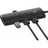 Baseus Lite 4in1 Multifonksiyonel Type-C Hub Dock Station Siyah