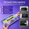 Coverzone iPad A16 ile Uyumlu Kolay Aparatlı Ekran Koruyucu